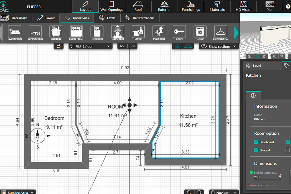 9 Best Apps To Design House Exterior In 2024   Cedreo App To Design House Exterior Interface 