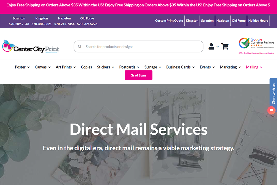 centercityprint direct mail company
