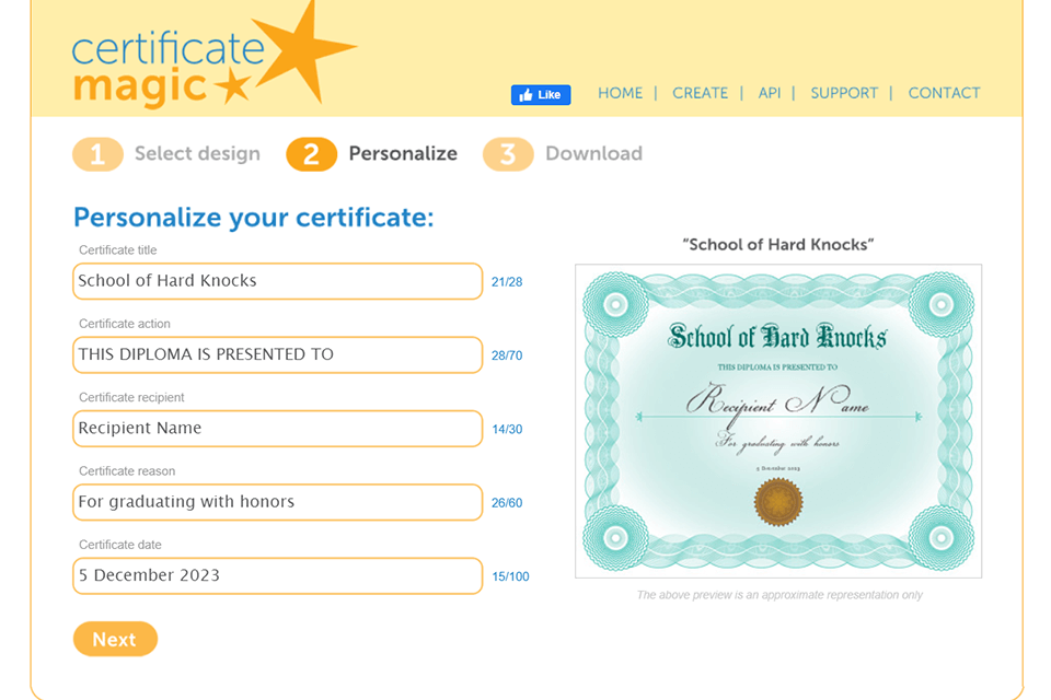 certificatemagic free certificate maker