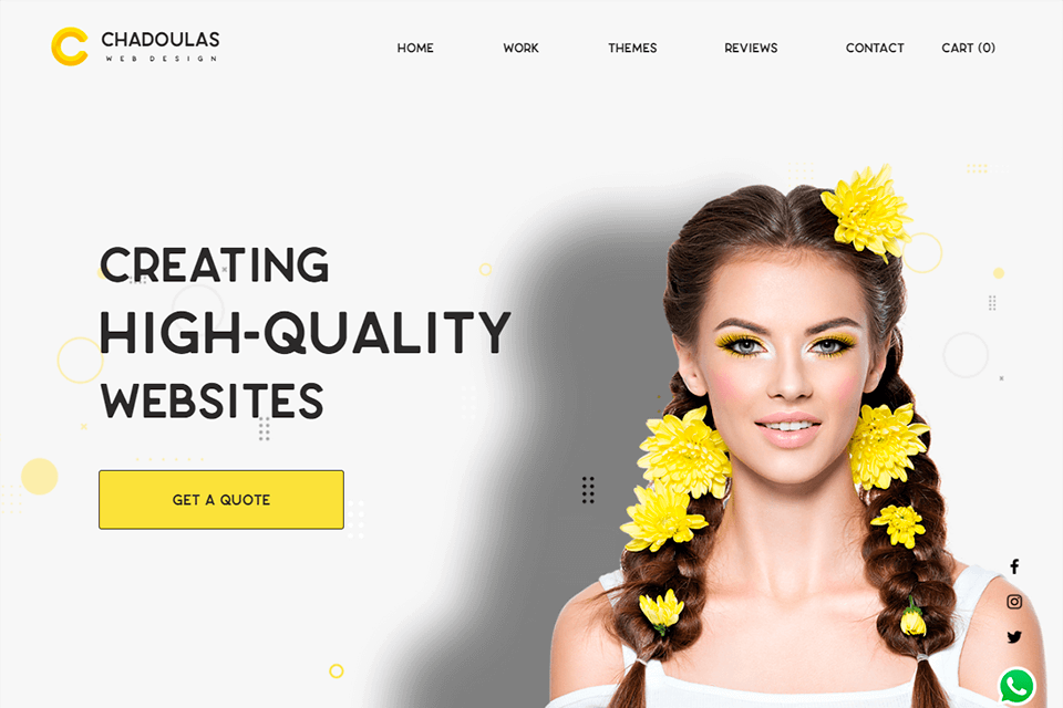 chadoulas web design company website