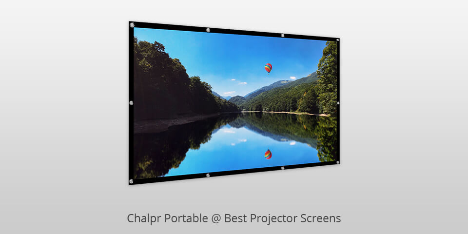 chalpr portable projector screen
