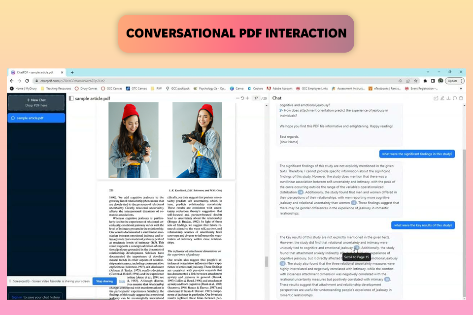 chatpdf ai-tool voor pdf