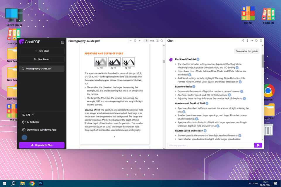 chatpdf ai tool for summarizing pdf