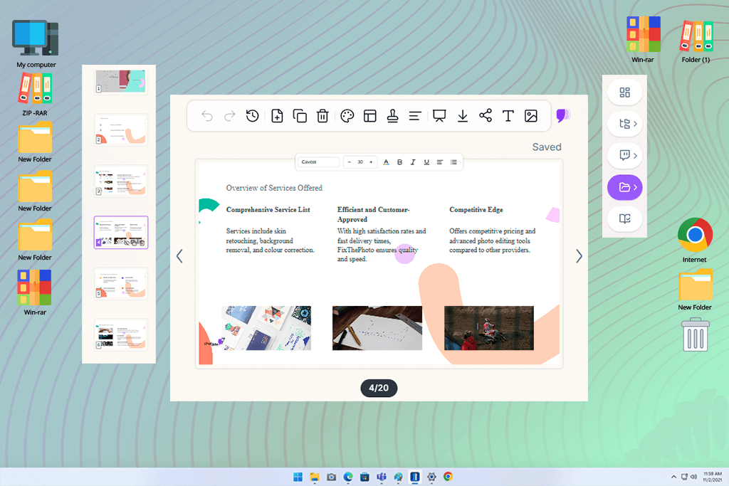 chatslide ai presentation maker editor