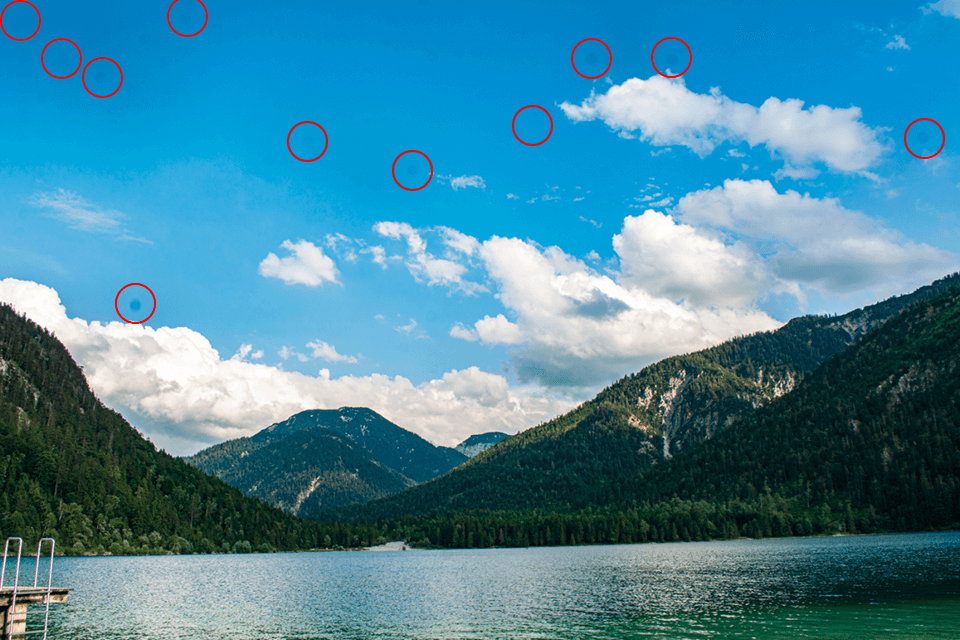 check your sensor to clean it