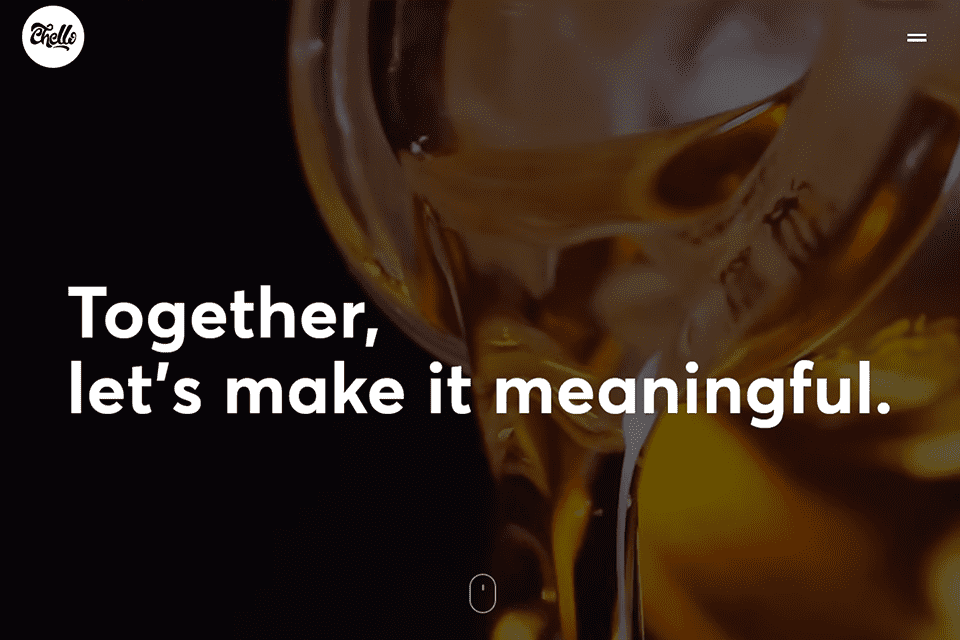 chello sitio web de la agencia de diseño gráfico