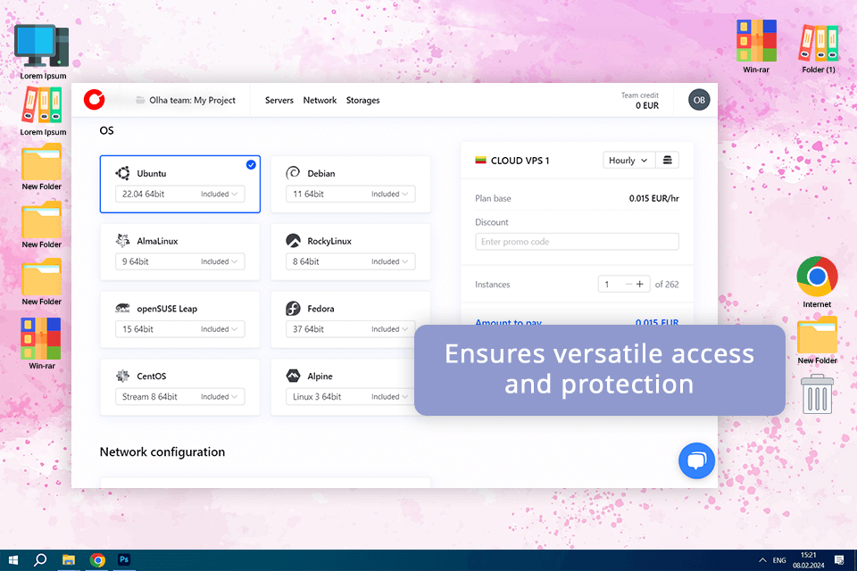 cherry servers cloud storage for video interface