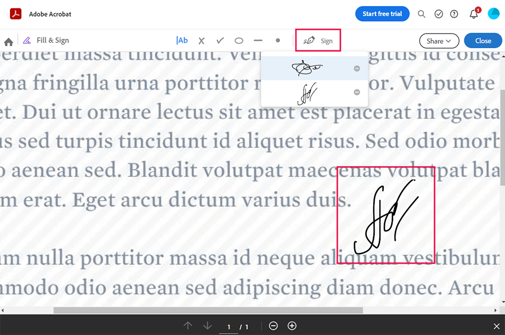 choose signature to convert online jpg to pdf with adobe acrobat