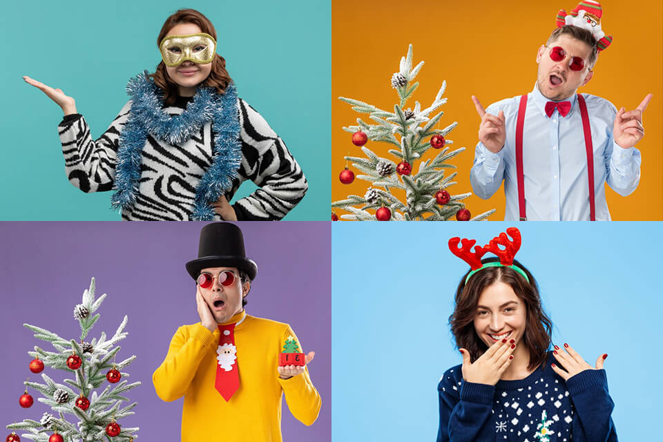 christmas photo ideas having fun