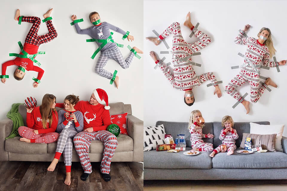 christmas photo ideas resting parents