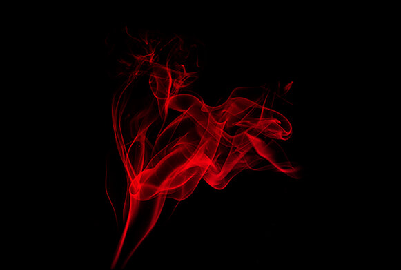 prozoren učinek cigaretnega dima