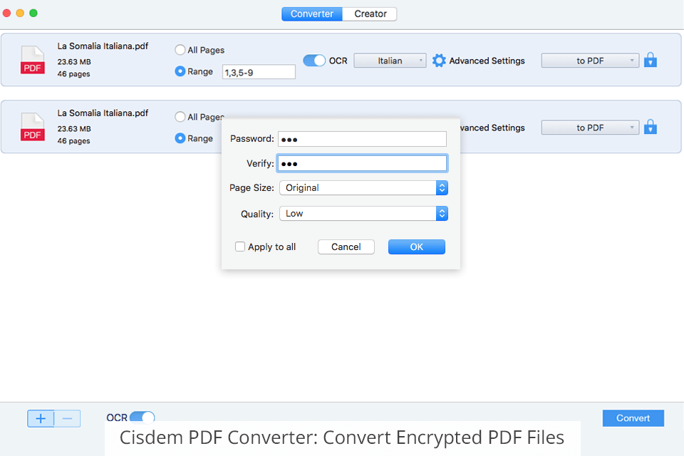 cisdem pdf converter feature