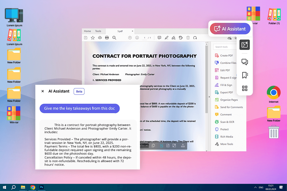 adobe ai assistant acrobat citation