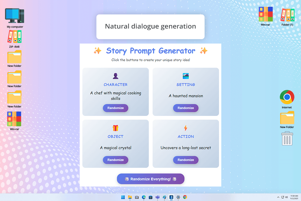 claude ai story generator