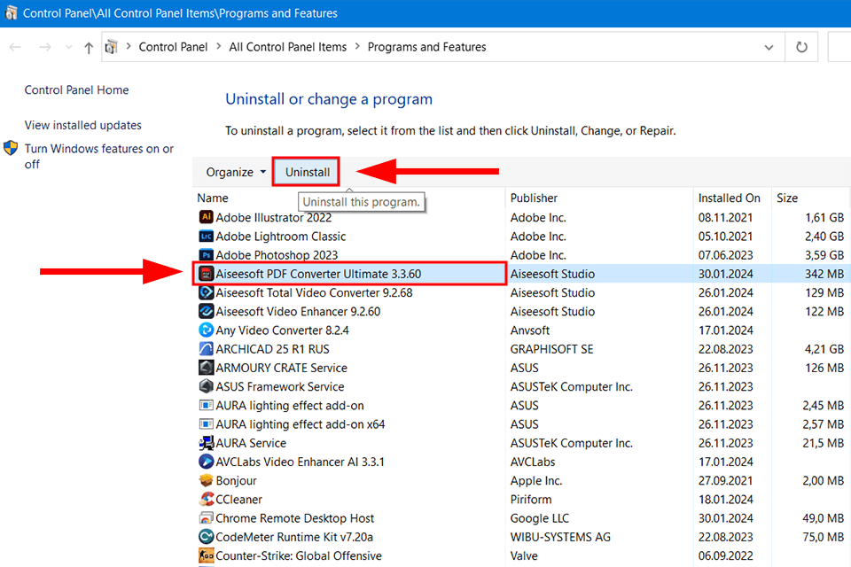 clean ram removing unnecessary programs
