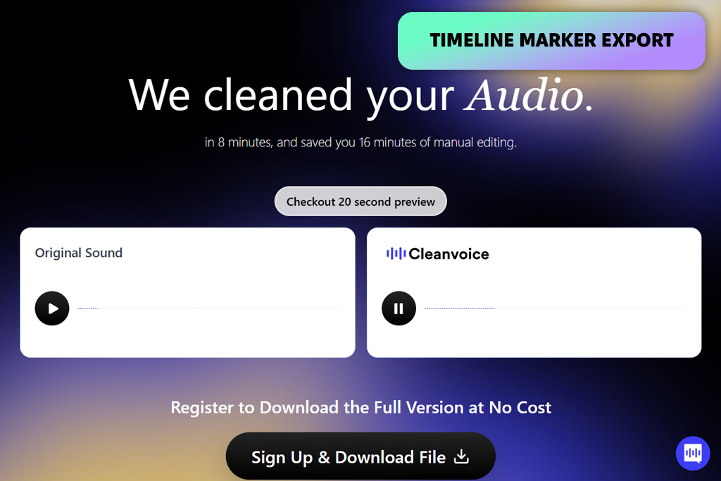 cleanvoice ai audio silence remover