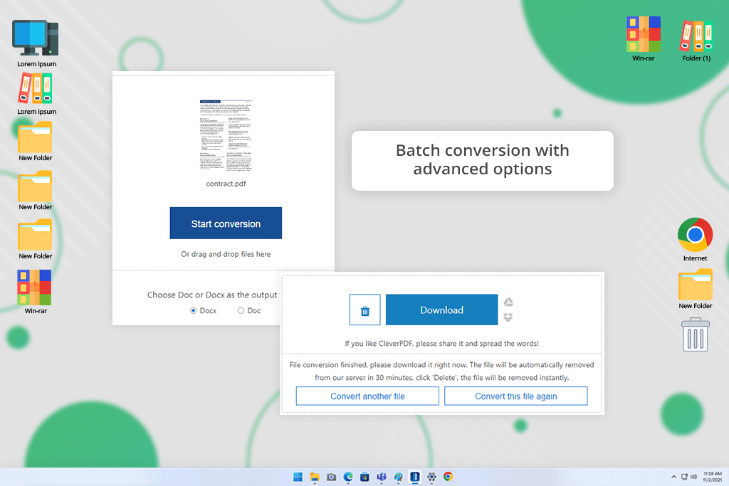 cleverpdf free pdf to word converter