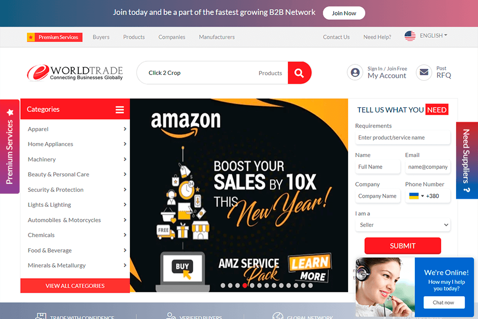 click 2 crop website