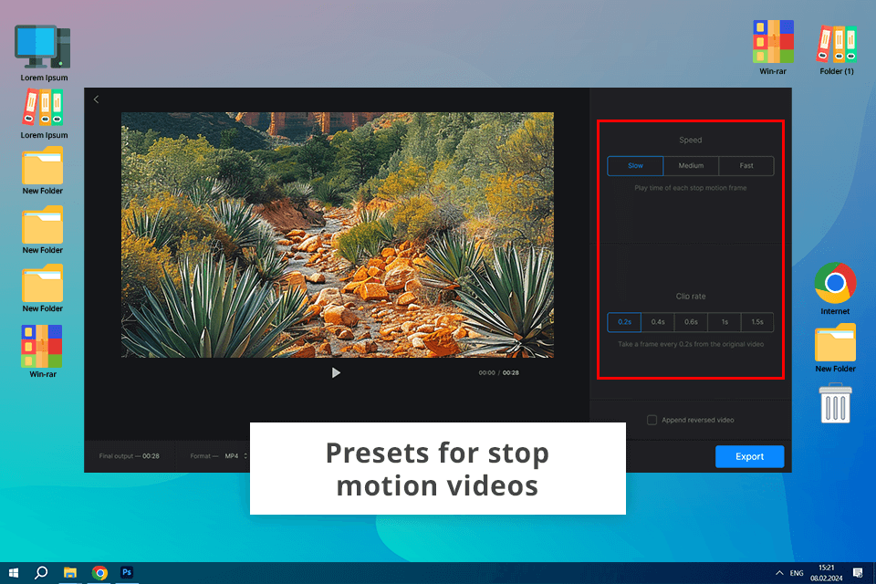 clideo online stop motion maker