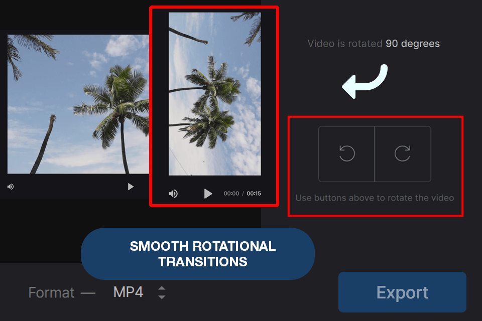 clideo online video rotator