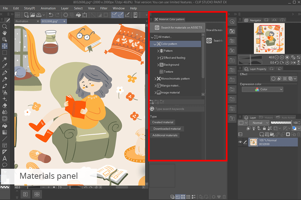clip studio paint drawing app