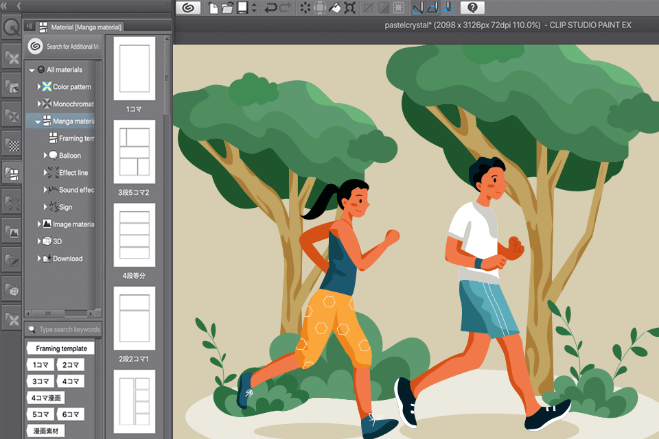 clip studio paint vectr alternative interface