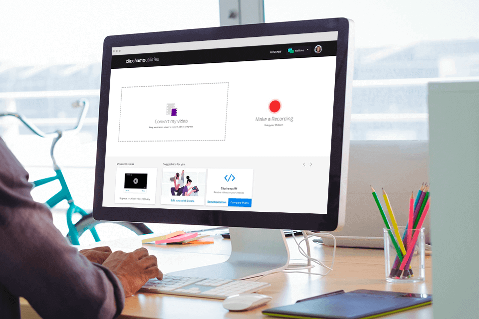 gravador de tela clipchamp