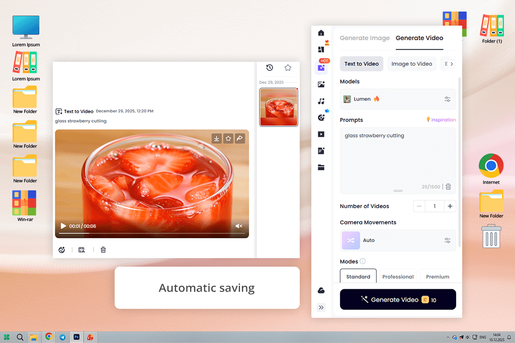 clipfly software interface