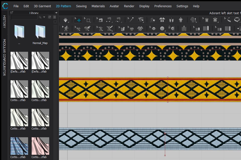 clo 3d fashion textures