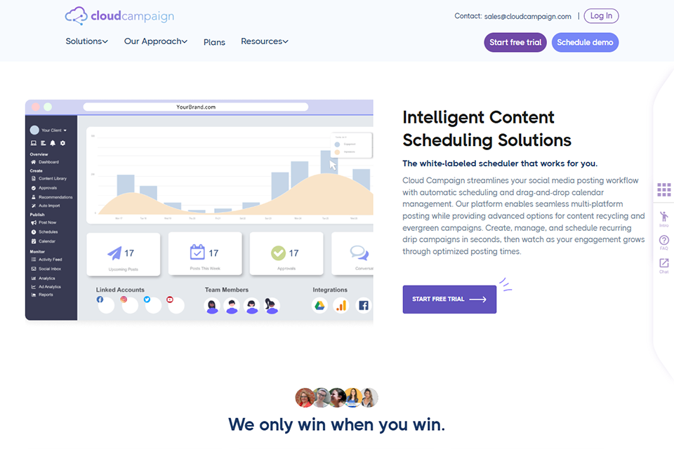 cloudcampaign free social media scheduling tool