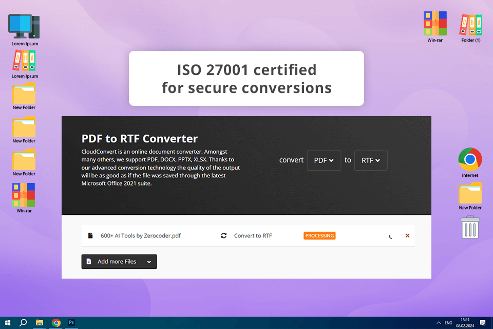 cloudconvert pdf to rtf converter