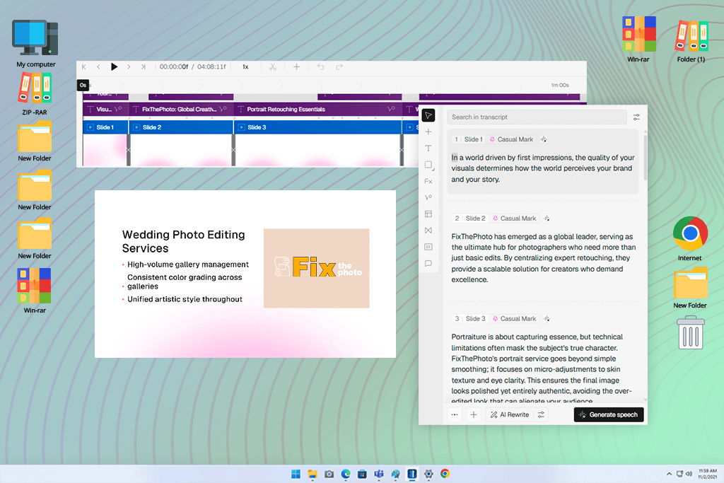 clueso ai presentation maker editor