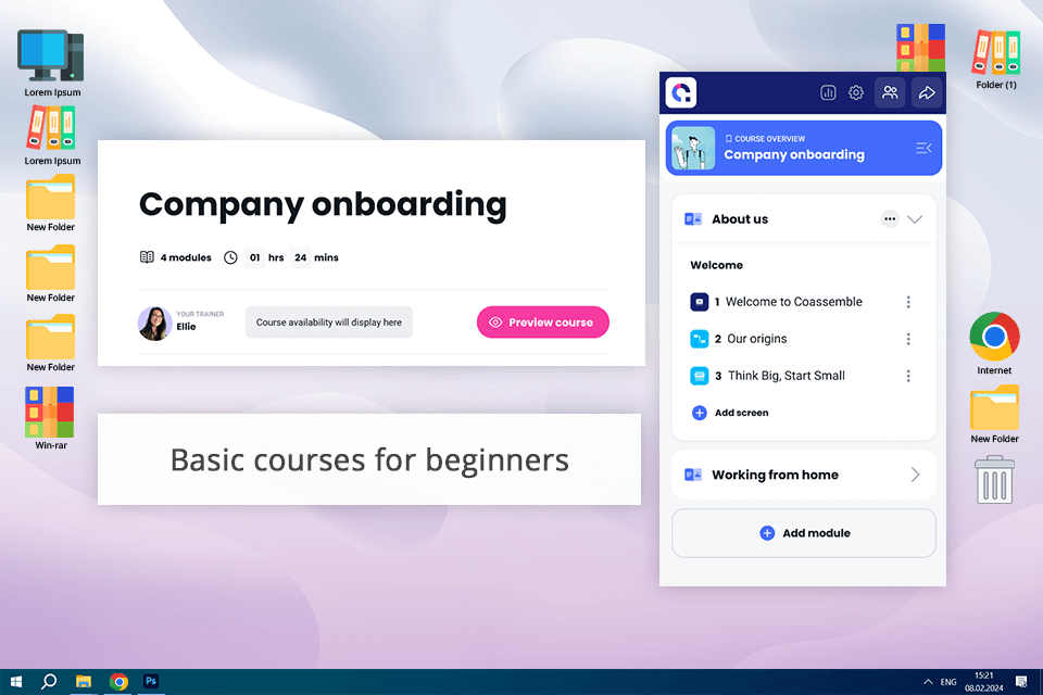 coassemble adobe captivate alternative
