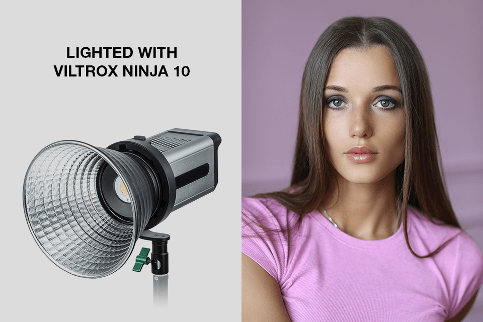 cob light viltrox ninja 10 sample