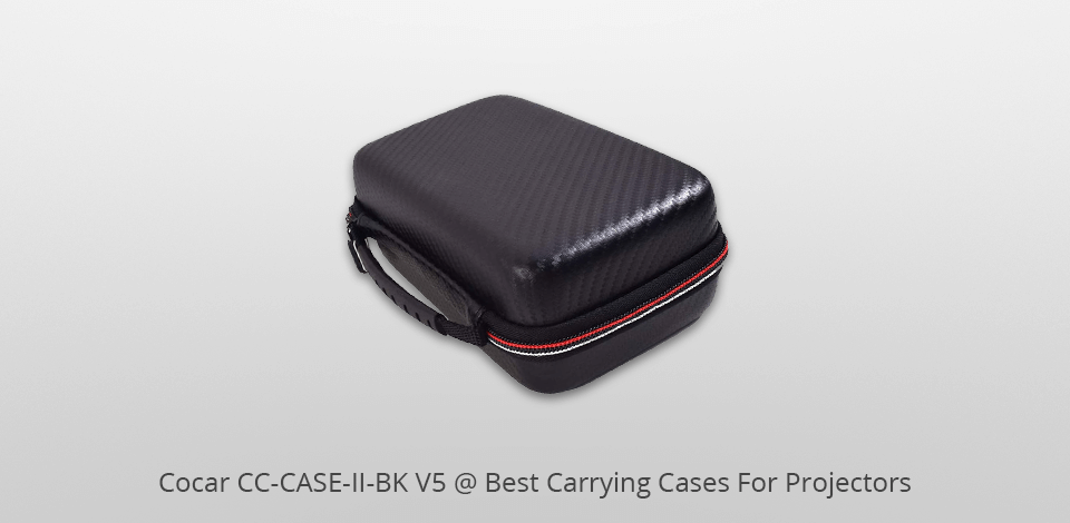cocar cc-case-ii-bk v5 carrying case for projectors