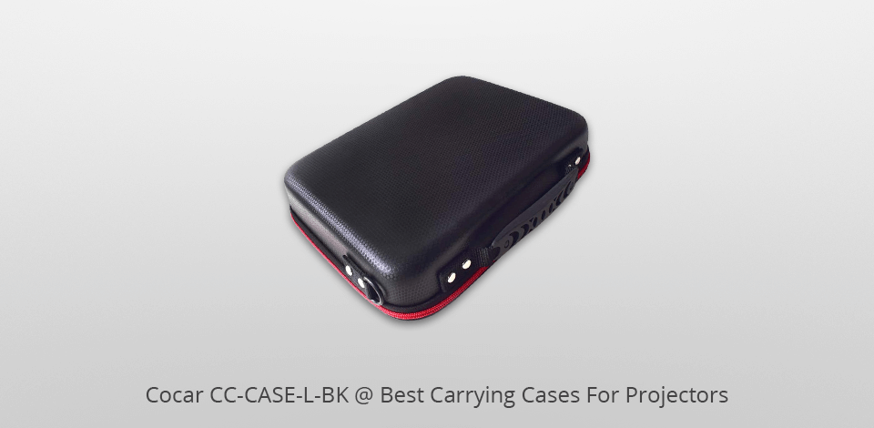 cocar cc-case-l-bk carrying case for projectors