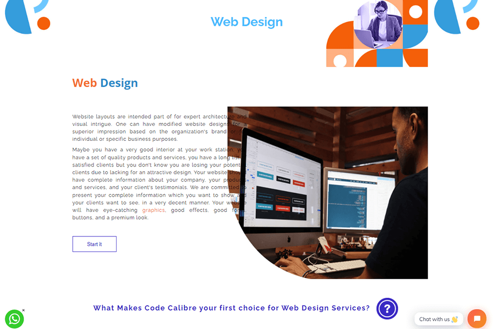 code calibre company web design