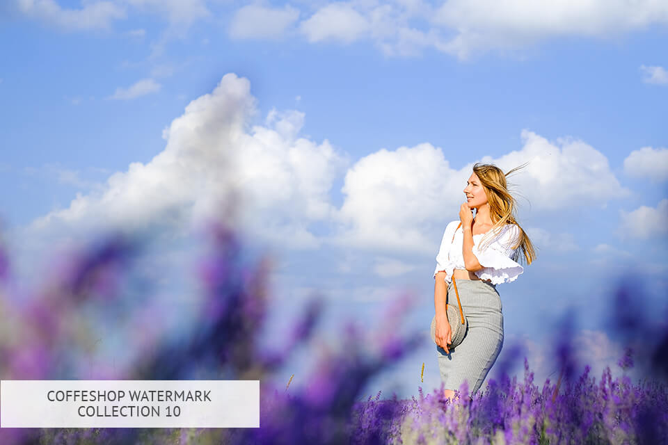 جمع العلامة المائية في محل القهوة