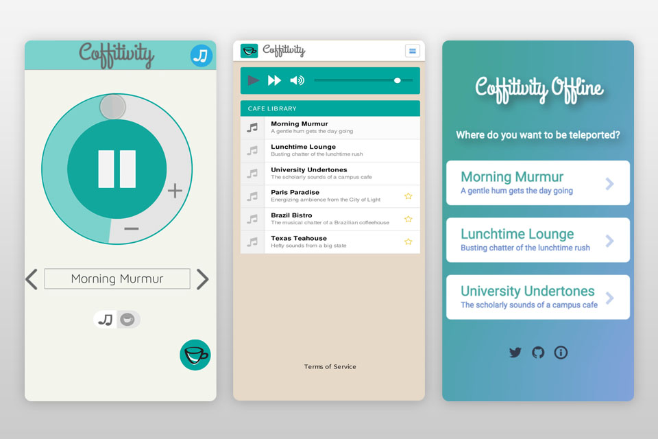 coffitivity app to boost your creativity