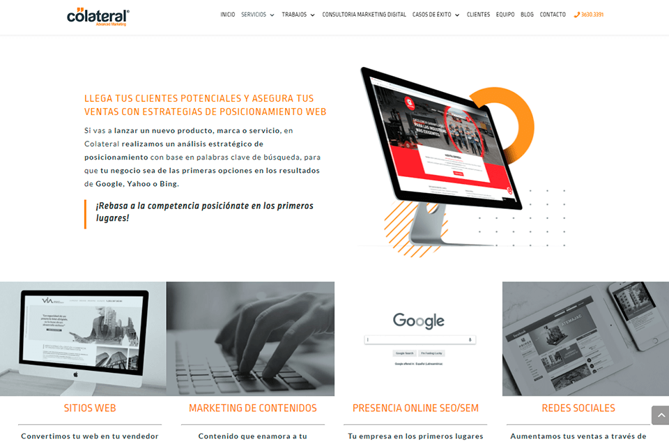 optimización de motor de búsqueda colateral