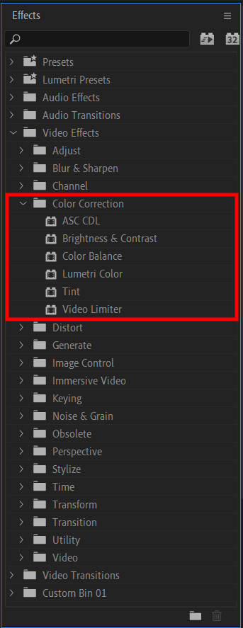color grading with the adjustment layer in premiere pro