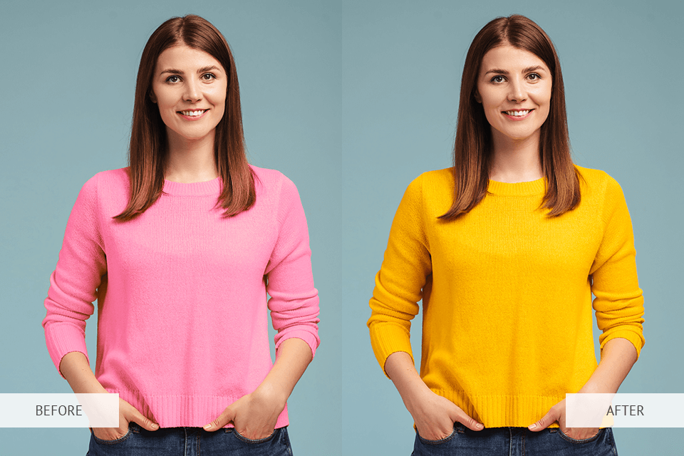 color replacement app example