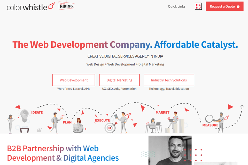 colorwhistle web geliştirme şirketi web sitesi