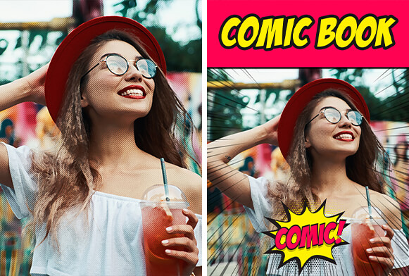 Free Comic Book Photoshop Actions