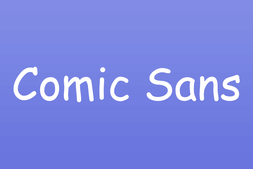 comic sans most hated fonts