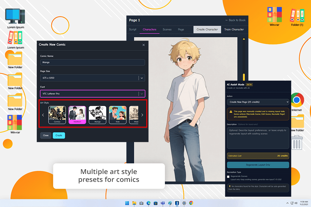 comicsmaker ai comic generator