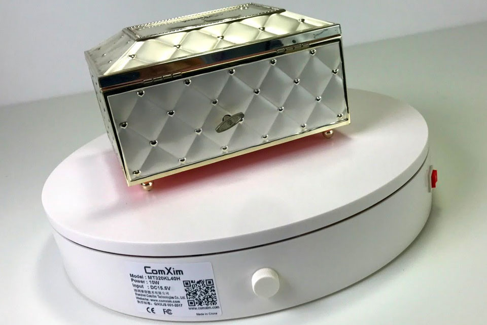 comxim professional 360 degree turntable for photography lifestyle