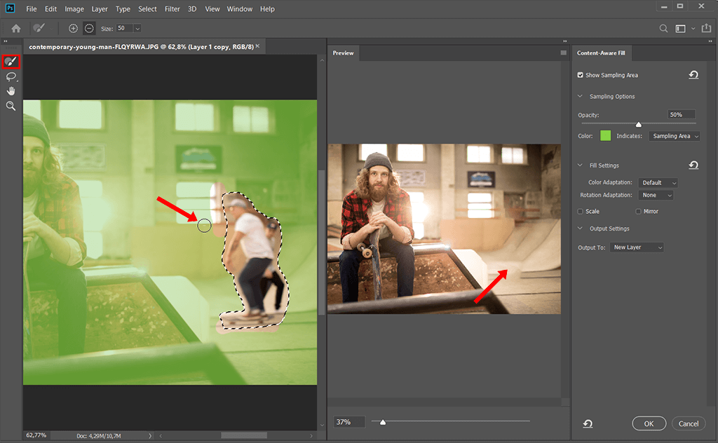 How to use Content-Aware Fill in Photoshop CC 2020