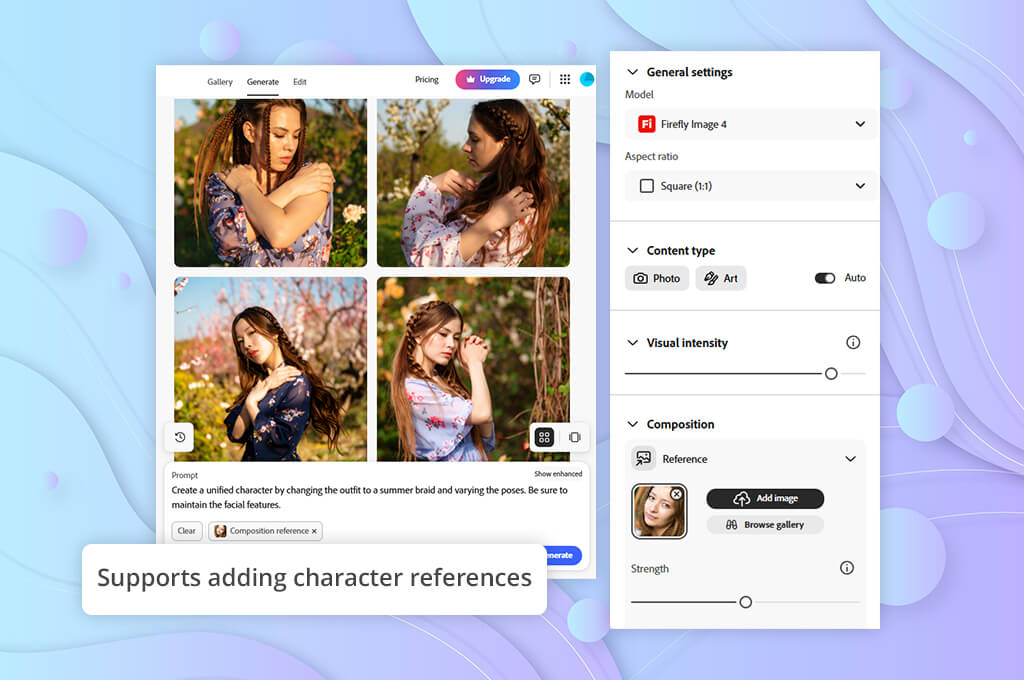 consistent character ai generator
