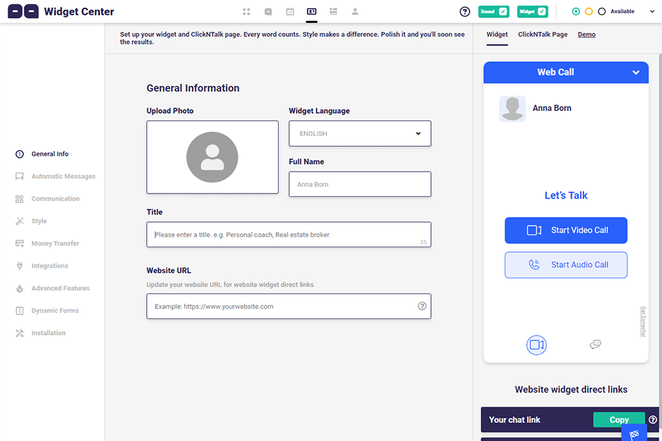 consolto software interface